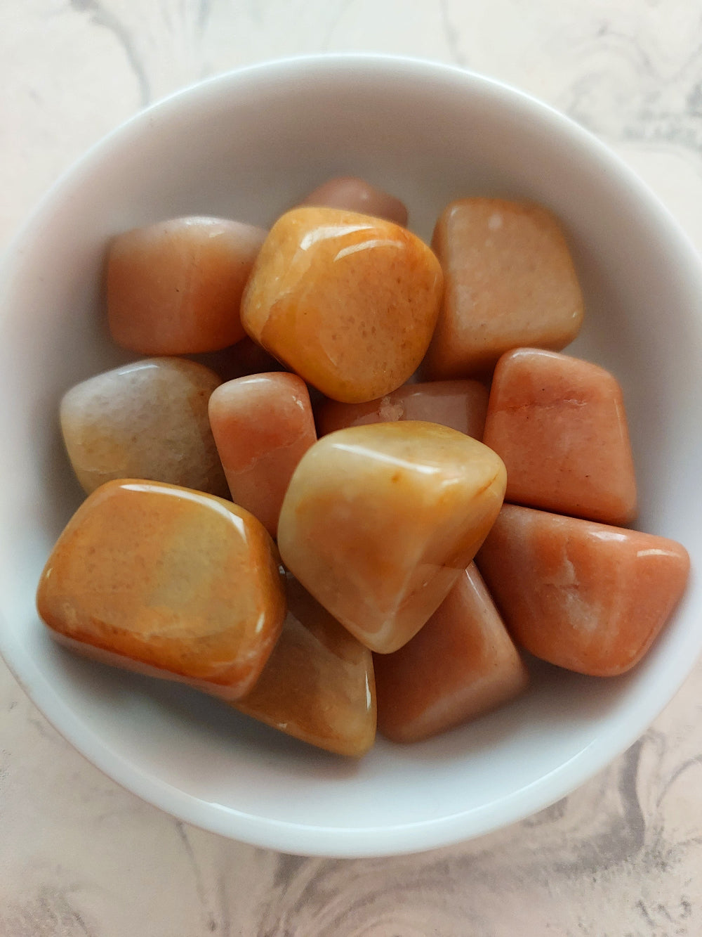 Peach Aventurine Crystal Tumbled Stone