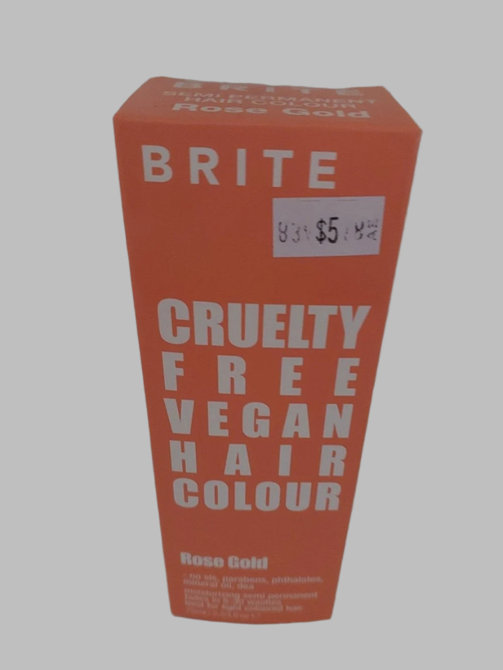 Rose Gold Vegan Hair Colour